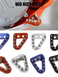 WD NICE MOTO Rear Brake Pedal Lever Step Plate Tip, Compatible with Ktm Sx Sxf Xc Xcf Xcw Exc Excf, Gasgas, Husqvarna Fc Tc Fe Te Fx Tx