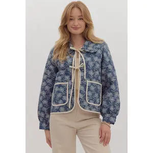 Quilted Floral Jacket