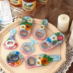 Hot New Diy Handmade Creative Crystal Resin Epoxy Beer Spanner Bottle Opener Dried Flower Epoxy Mirror Silicone Mold Mold for Resin Birthday Christmas Gift 2025