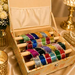 Jelly Metal Bangles Combo with a Storage Box