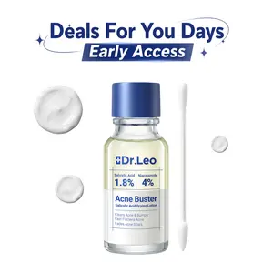 Dr.Leo Drying Lotion | Pimple Treatment & Body Acne Treatment | Visibly Shrinks Pimples in 24 Hours & Helps Fade Acne Marks in 7 Days | With 1.8% Encapsulated Salicylic Acid, 4% Niacinamide & 10% Sulfur (20ml) #DealsForYouDays