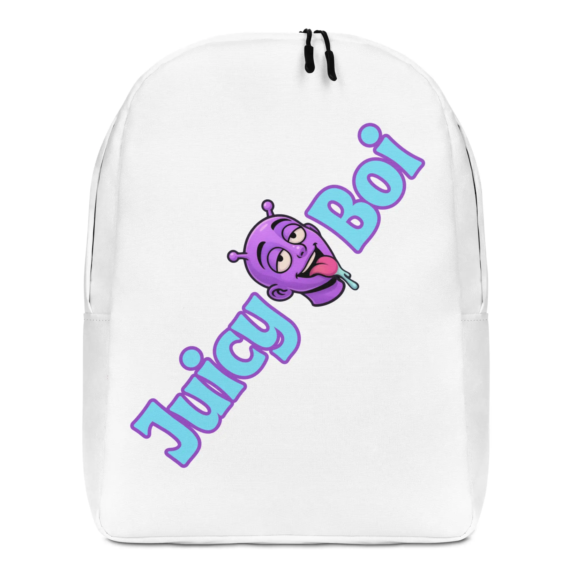 Juicy Boi Official Backpack - 100% Polyester, 5.3 Gallons Capacity, Water-Resistant, Adjustable Straps, Large Inside Pocket, 15" Laptop Compartment, Silky Lining, Padded Ergonomic Straps