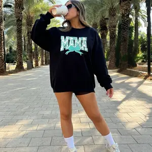 Mama Chenille/Sequin Patch Sweatshirt