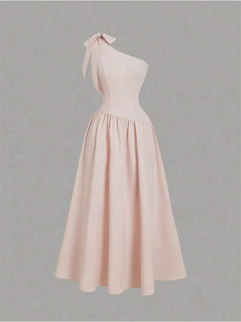 Uniqe Light pink dress - TikTok Shop