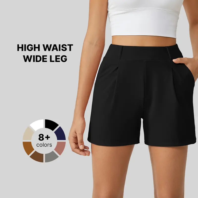 G4Free Shorts for Women Trendy High Waisted Casual Summer Shorts 2024 Athletic Shorts with Pockets Fit Outdoorfun