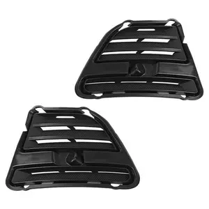 Front Bumper Insert Fog Light Cover Left+Right Fit For 2013-2014 Ford Mustang
