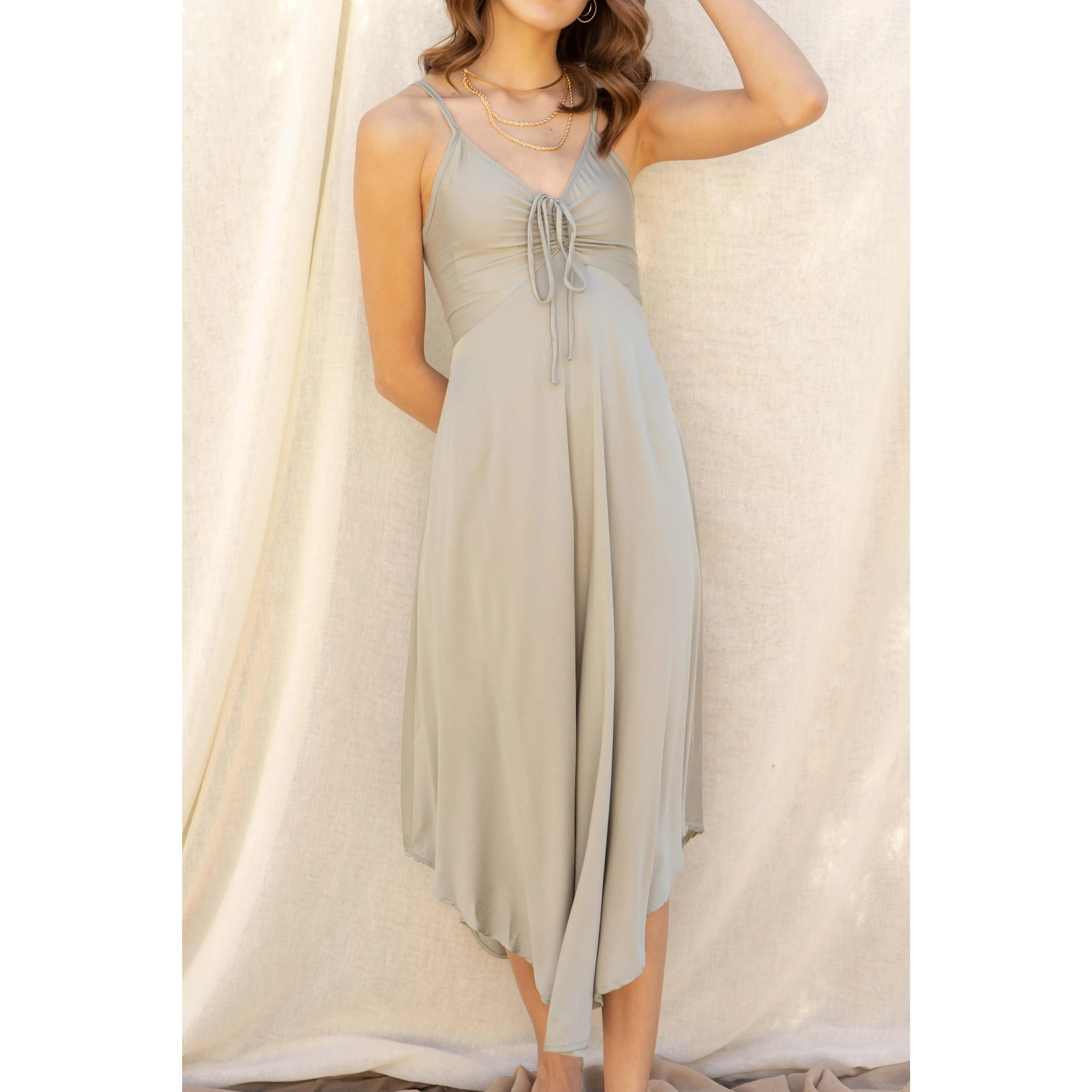 Val Front Ruched Dress