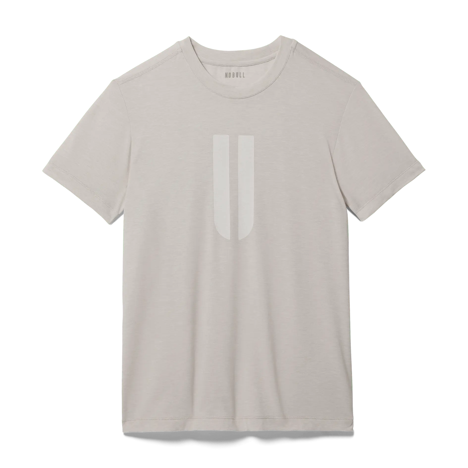 NOBULL Men's U Tee in Oatmeal