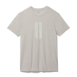 NOBULL Men's U Tee in Oatmeal