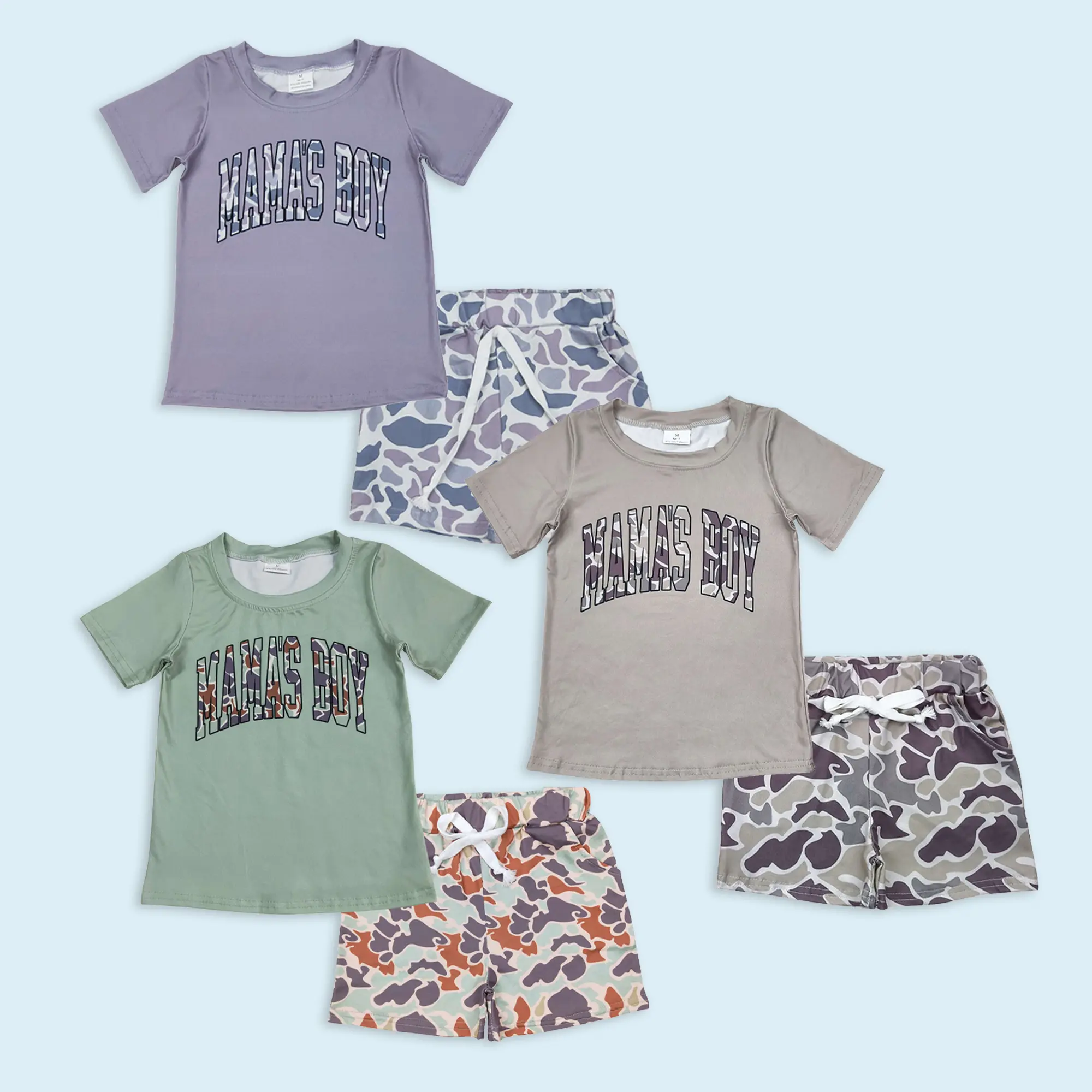 Mama's boy camo shorts summer outfits