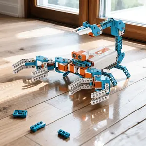 WhalesBot E9 Pro Advanced STEM Robotics Kit for Teens, Engineering Building Robot Kit with Python & Scratch Coding, 12 Servo Motors, Indoor Adventure, Interactive STEM Gift for Boys & Girls 12-18