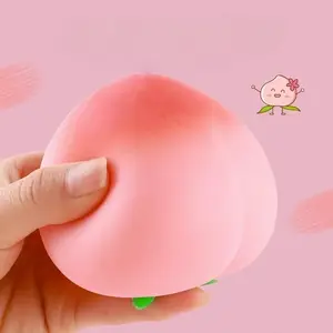 Peach quick-return squeeze model — can be used for stress relief, finger relaxation, arm exercise, suitable for rehabilitation of arms, peach finger brace for finger recovery — healthcare