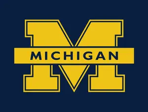 Michigan M Blue Yardsy Sign