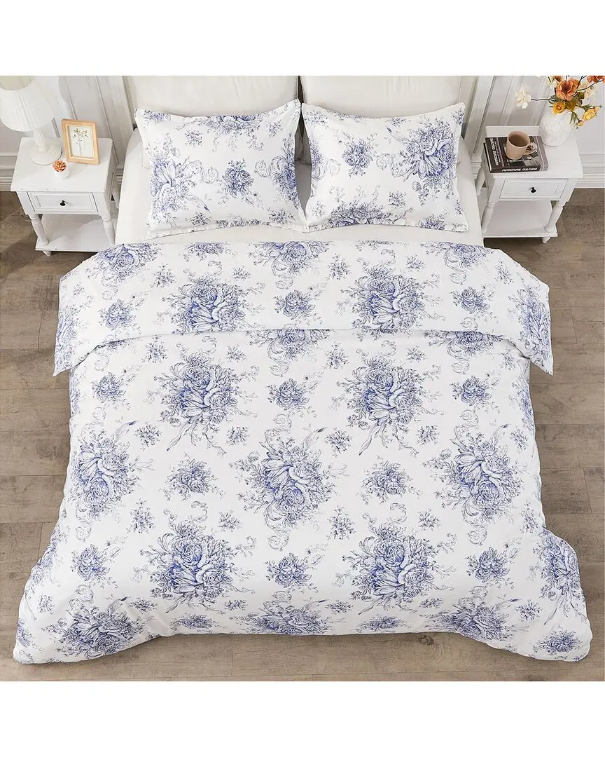 Melange Home 400TC Toile Duvet Set