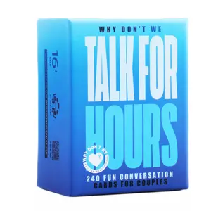 Why Don't We - Talk For Hours | Conversation Starter Card Game for Couples —  240 Questions | Perfect Anniversary Gift & Date Night Game for Two (Pre-Order · Ships in ~10 days)