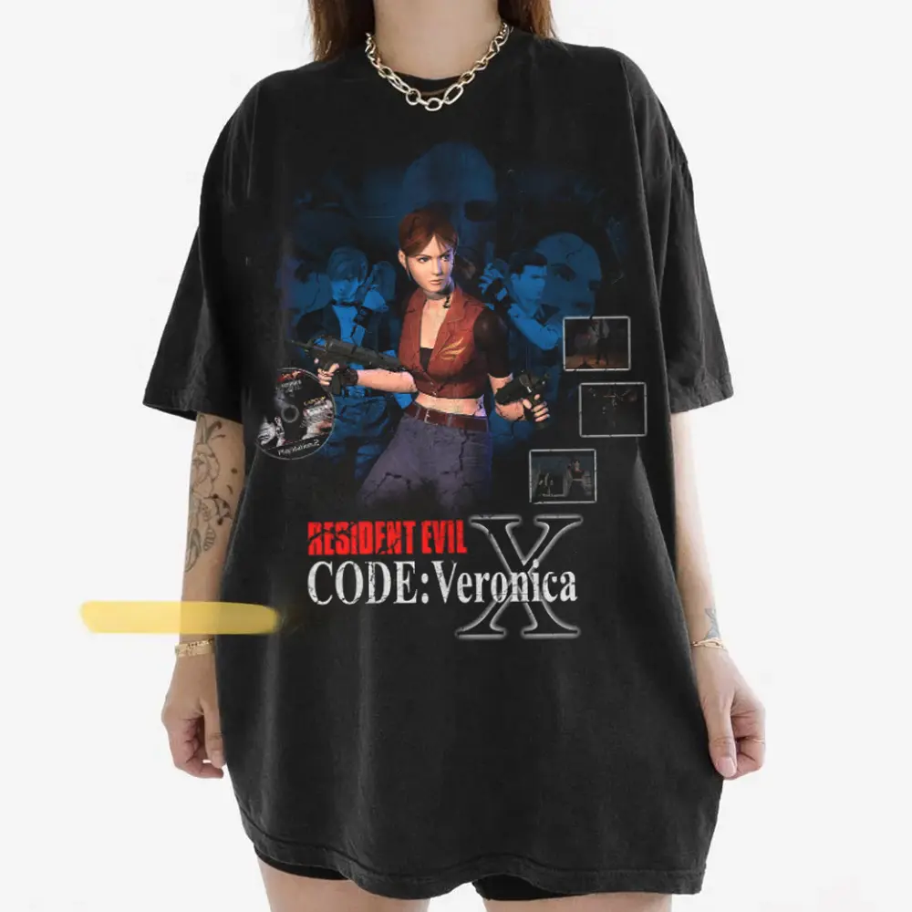 Resident Evil Code: Veronica Shirt, Horror Game 2026 Fan Tee, Gift for Men, Gift for Women, Crew Neck T-shirt, Trending T-shirt