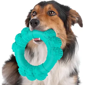 Indestructible Dog Chews - Super Duty Chew Toys for Aggressive Dogs, Puppy Teething Relief & Interactive Play