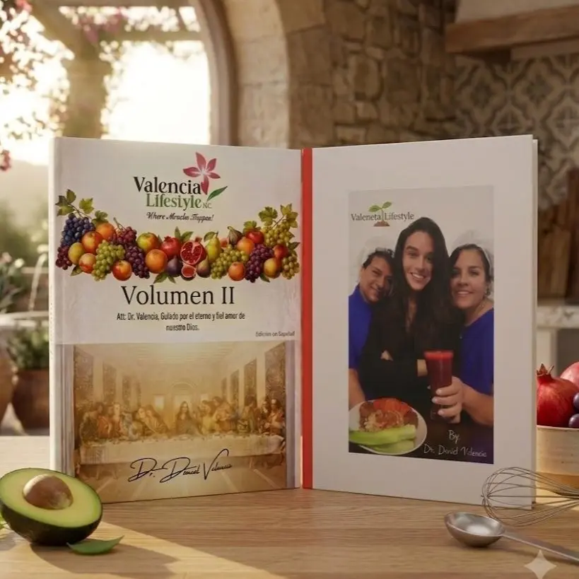 Valencia Lifestyle Volume 1 and Volume 2, 2 Book Collection by Dr Daniel Valencia, Bilingual Spanish English Edition