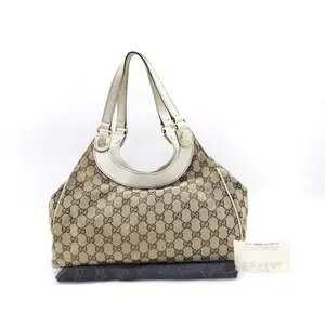 Pre-owned GUCCI leather Shoulder Bags GG Canvas Charmy Shoulder Bag (2260001056408)