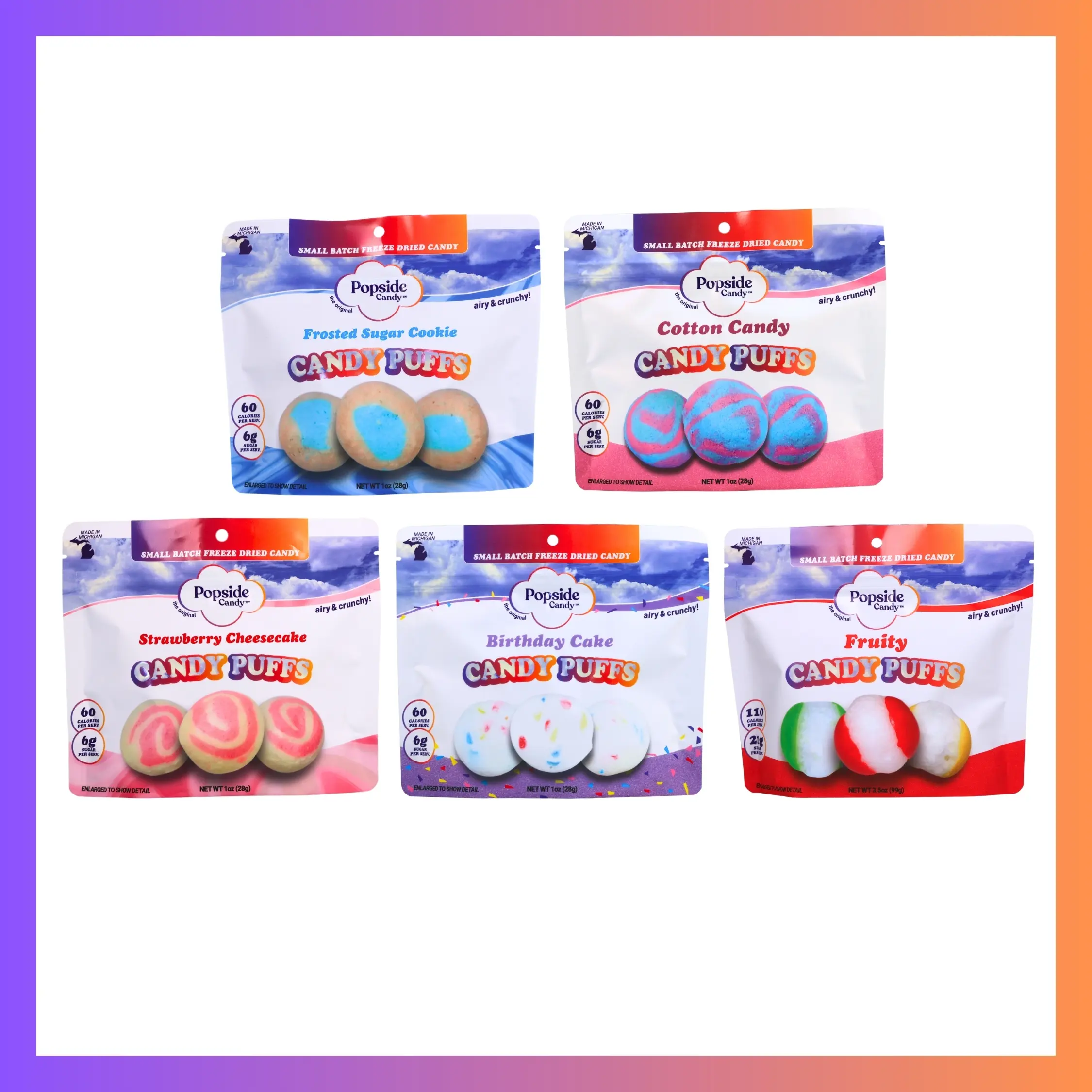 Freeze Dried Candy Variety Pack (5 Bags)