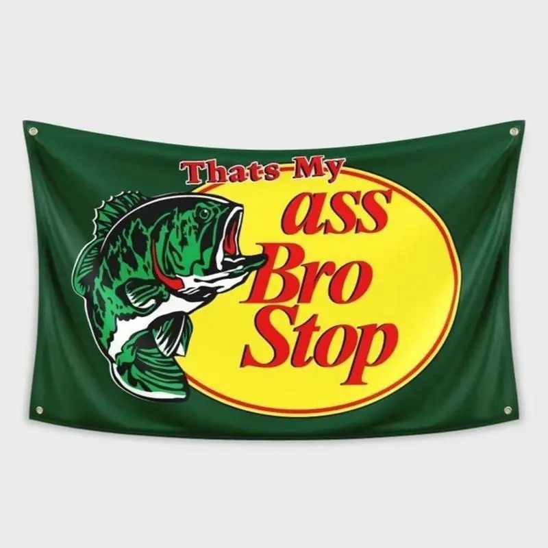 Cute Preppy Wall Flag - Thats My Xss, Bro Stop - Tapestry Funny Flags for Room Banner  College Banners Dorm Decorations Man Cave Flags Posters Design Home Goods Home Textile