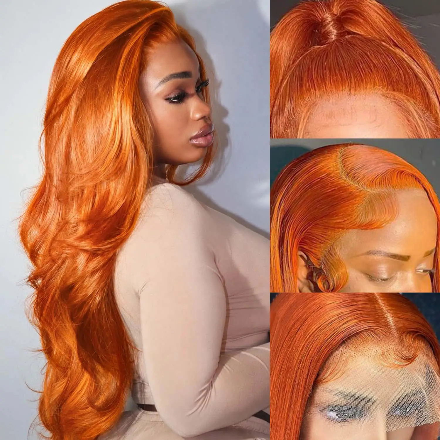 MIRELLE Wig 13x6  Body Wave Lace Front Wigs for Women 30 inches Synthetic HD Transparent Lace