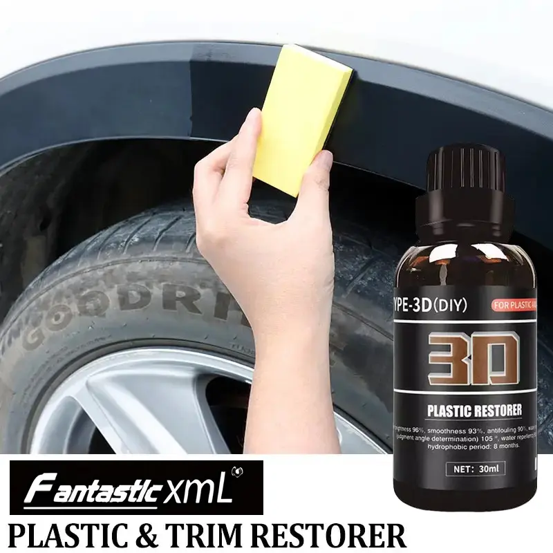 live3 Car plastic polish: a refurbishment agent used to polish plastic parts such as engine compartments, interiors, and rearview mirrors