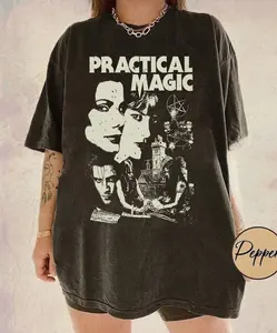 Practical Magic Movie Shirt, Vintage Witch Graphic Tee