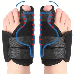 Comfortable Breathable Big Toe Corrector – Built-in Metal Plate Toe Separator, Non-Surgical Hallux Valgus Relief