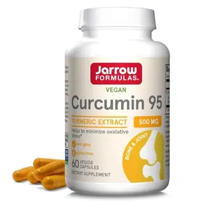 Jarrow Formulas Curcumin 95 Supplement - Turmeric Extract Supplement, 500 mg for Antioxidant & Joint Support, 60 Capsules