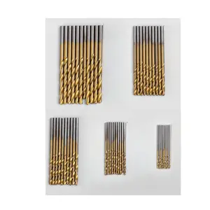 50-Piece Straight-Shank Twist Drill Bit Set, Handheld Mini Drill for Easy Manual Drilling, Ideal for DIY Projects and Crafts