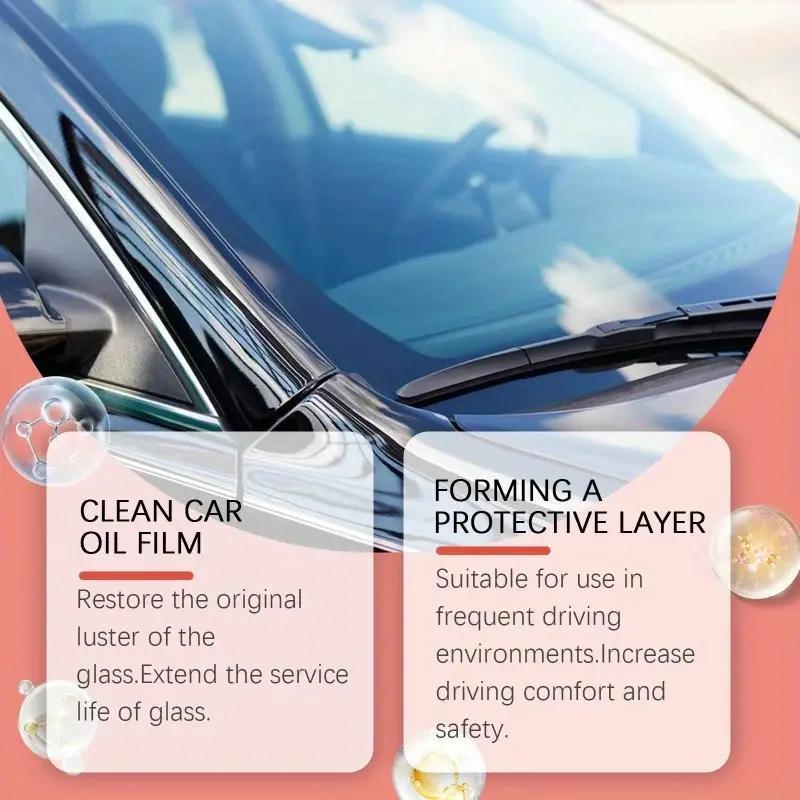 NUAN Quick Oil Film Remover! Car Glass Wipes – Effortlessly Clean Grease for Safer Rainy Driving-NUAN