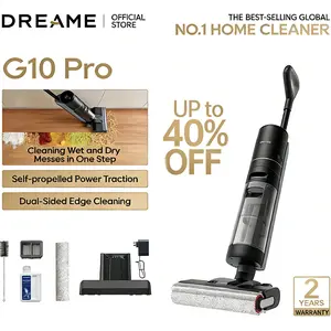 DREAME G10 Pro Elite Wet Dry Vacuum Cleaner, Cordless Vacuum Mop All in One with Auto Self-Cleaning, Up to 30 Mins Runtime, Cordless Floor Cleaner Machine for Hard Floors, Edge Cleaning Wet Dry Vacuum