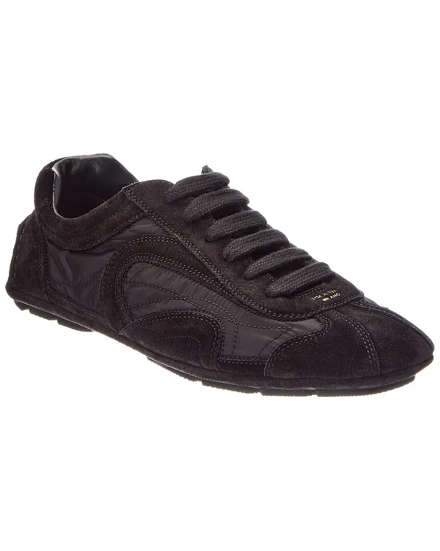 Prada Montecarlo Re-Edition Suede & Nylon Sneaker