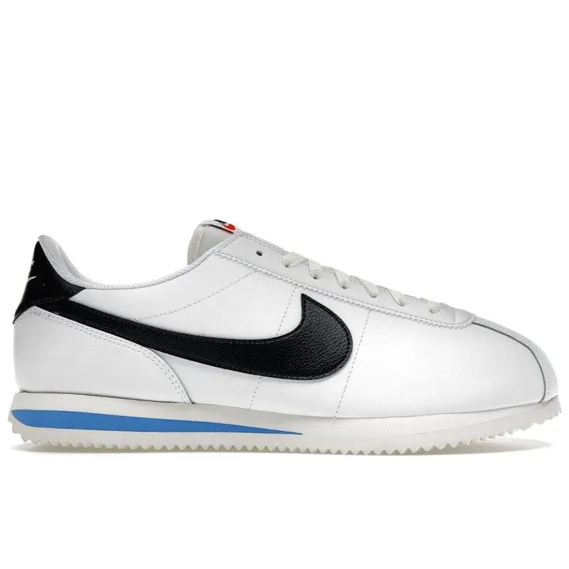 Nike Men's Cortez '23 White Black Light Photo Blue Running Shoes, from StockX