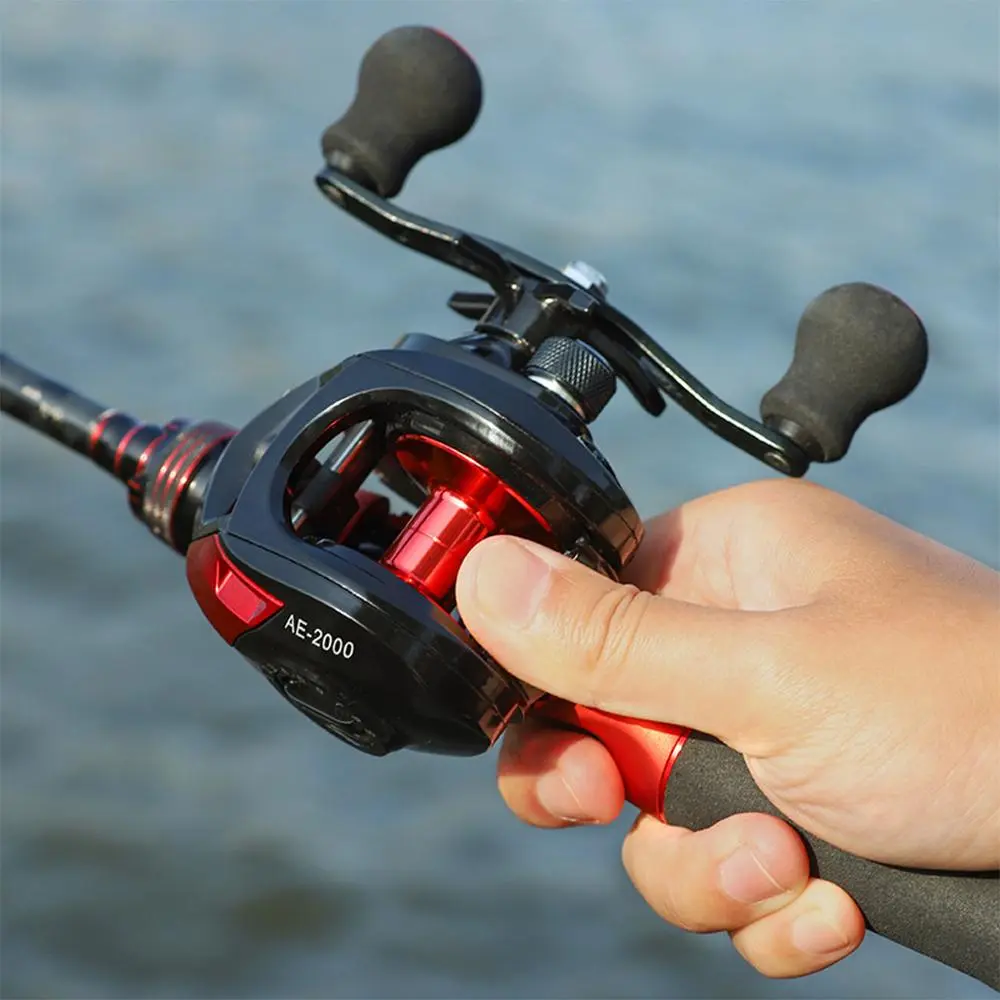 Ambidextrous 8KG Max Drag Baitcasting Reel – 15-Level Magnetic Braking System, Smooth & Durable Fishing Reel for Freshwater and Saltwater, Perfect for Outdoor Fishing, Bass, Walleye, and Crappie, Fishing Tackle, Saltwater Casting Reels