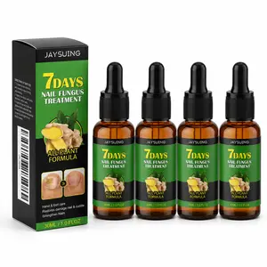JAYSUING Nail and Cuticle Care Serum, 30 mL Ginger Root Extract Dropper Oil for Thick-Looking Nails, Daily Hand and Foot Nail Care Routine