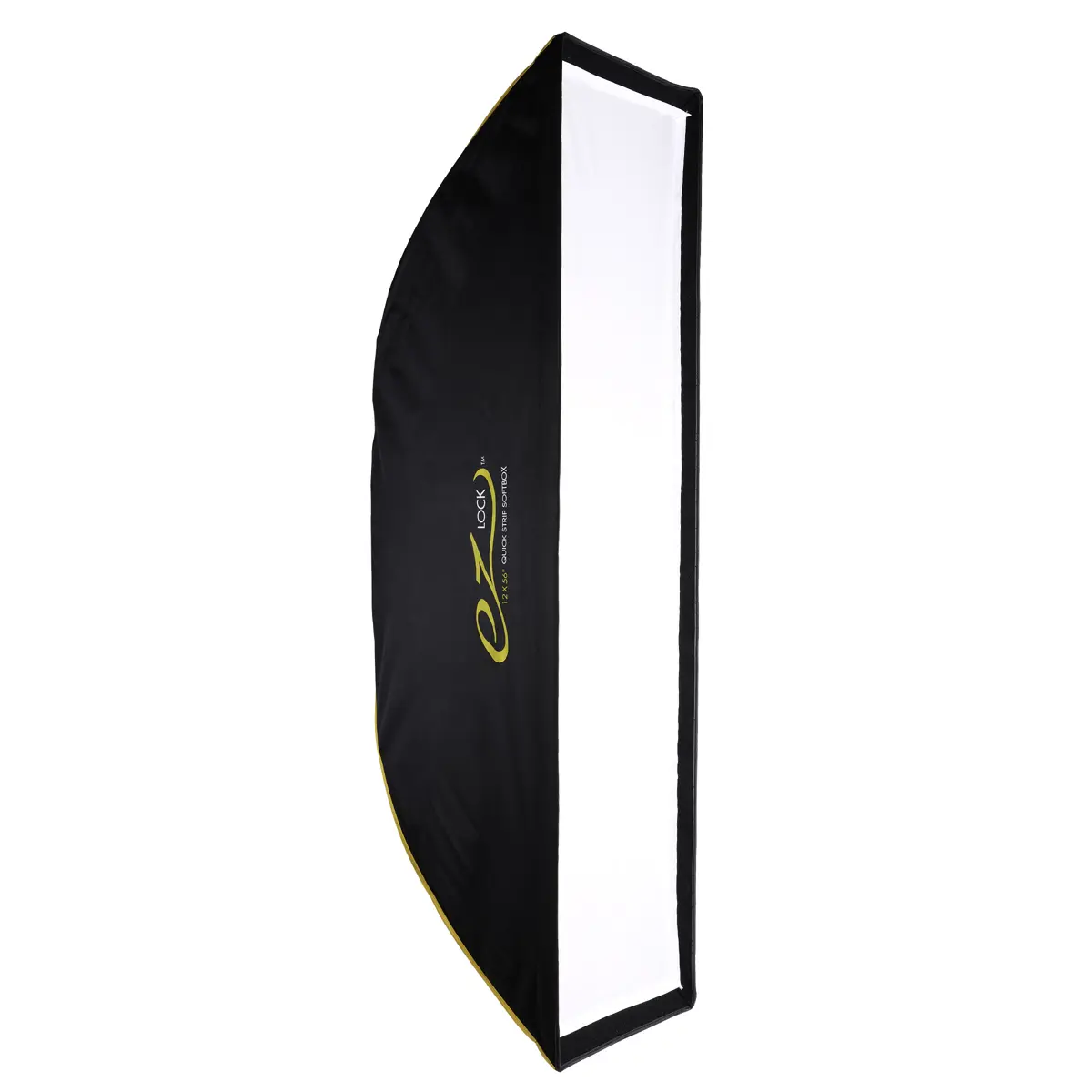 Glow EZ Lock 12x56" Quick Strip Rectangular Bowens Mount Softbox w/External, Internal Diffusers Bundle with Flashpoint Pro Heavy-Duty Air-Cushioned Light Stand (Yellow, 9.5')