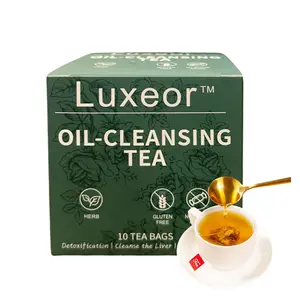 Cleansing Tea Bags - Mullein Leaf, Ginseng, Elderberry, Ginger & Thyme for Lung Cleanse & Mucus Detox - 10 Tea Bags for Healthy Natural Respiratory Relief