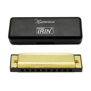 10 Hole 20 Tone Harmonica, 1 Count Brand New Professional Instrumental Harmonica with Gift Box, Musical Instrument for Beginners & Professionals