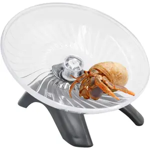 Hermit Crab Running Wheel Toy Small Animal Cage Tank Accessory Suitable for Hermit Crab Hamster Rat