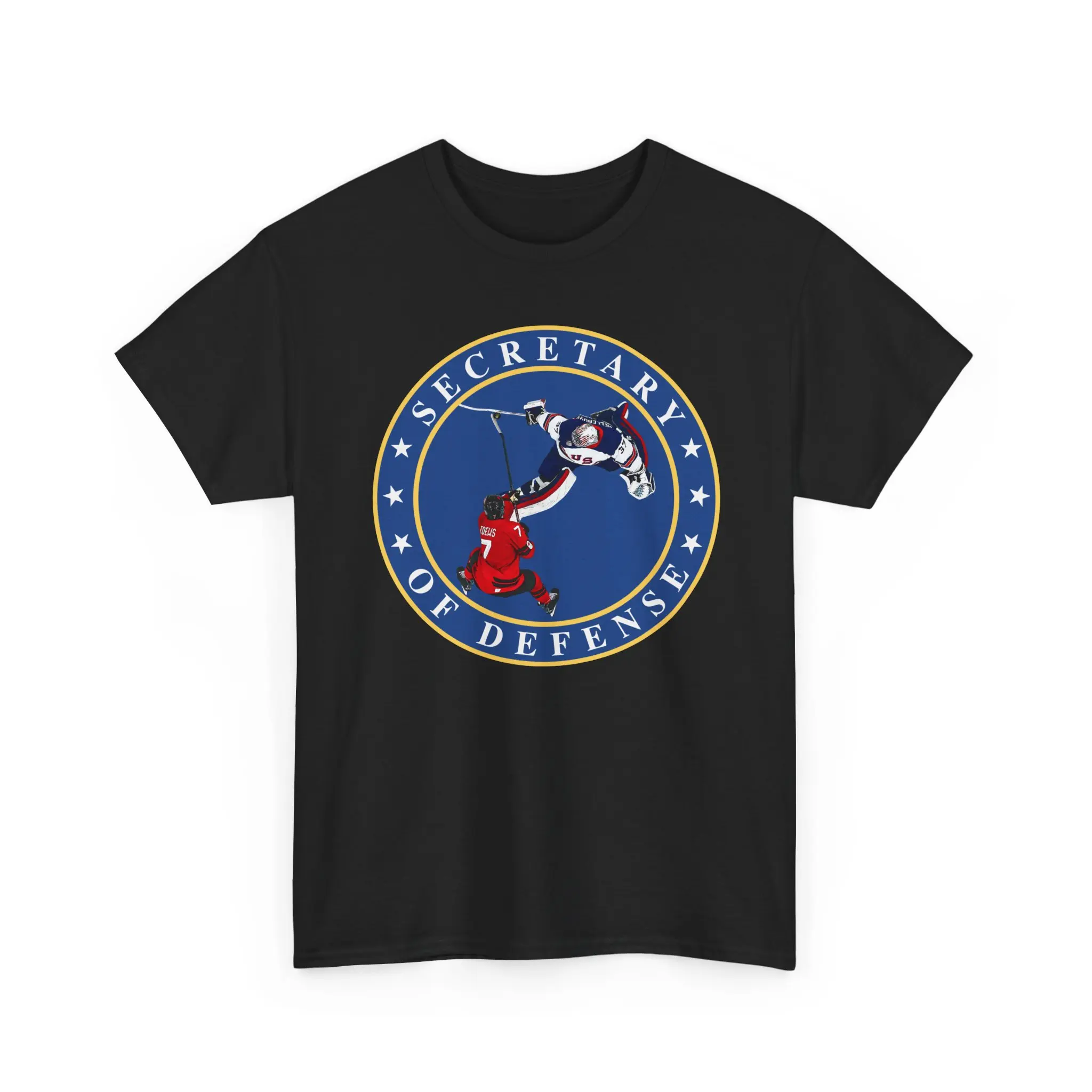 Connor Hellebuyck Secretary of Defense Hockey Olympics T-Shirt, Sweatshirt, Hoodie