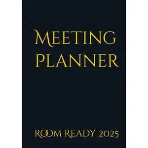 Meeting Planner: Room Ready 2025 Hardcover – April 3, 2025