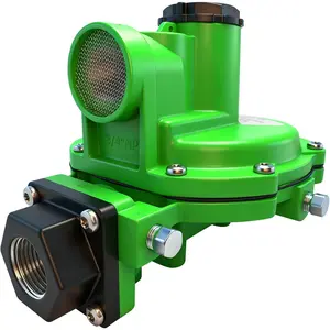 R622L 2nd Stage  Regulator, 9"-13"W.C Spring,3/4" x 3/4" NPT, 1,600,000 BTU/hr,LP Gas Regulator for  Reduces 1st Stage Outlet  in Residential  Systems,Internal  Valve.