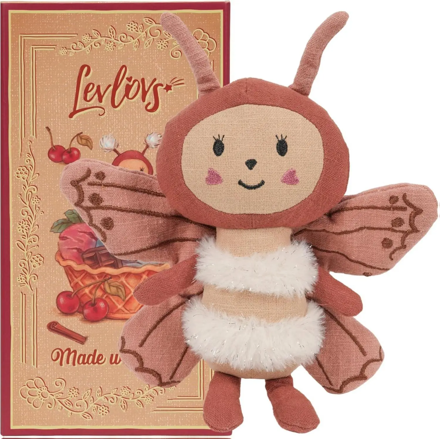 Butterfly Plush – Cuddly Collectible Stuffed Doll with Gift Box for Nursery, Baby, and Toy Lovers