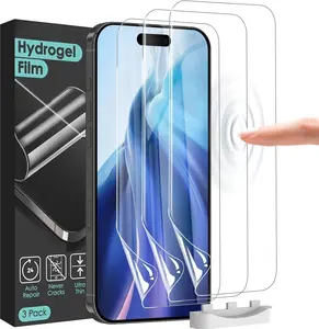 3 Pack Flexible Film for  17 Pro Screen Protector[NOT GLASS], Non-breakable Soft TPU Hydrogel Film for  17 Pro, Invisible Thin, Scratch Resistant, Self-