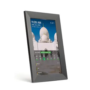 10 Inch Digital Islamic Calendar, Azan Clock, Prayer Reminder, Quran Playback, Wi-Fi Enabled, Dynamic Touch Screen, Global Praying Times
