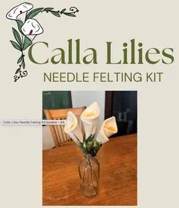 Nome Schoolhouse Calla Lilies Felting Kit