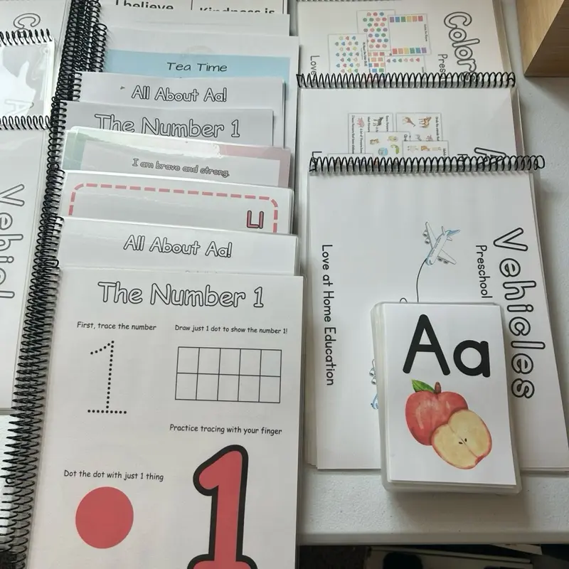 Preschool Bundle!! Full PreK Curriculum, Calm down corner posters, Colors & shapes tracing, A-Z tracing, Vehicles and Animals tracing (full set!)