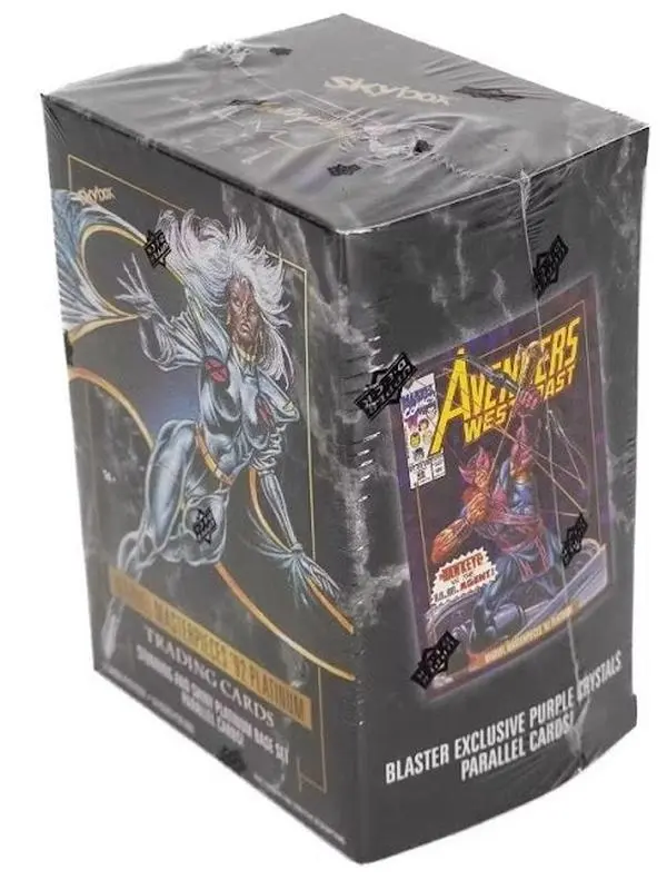 Marvel Masterpieces 1992 Platinum Blaster Box - chase purple crystals!